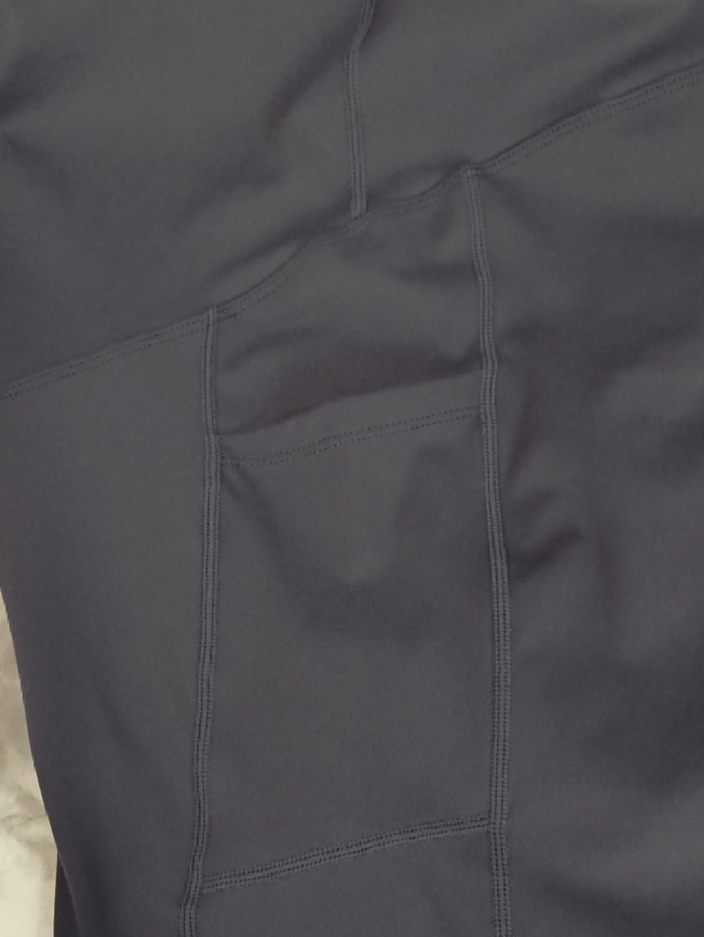 Maternity Black Active Legging Shorts- Black Size XL - Picture 4 of 8
